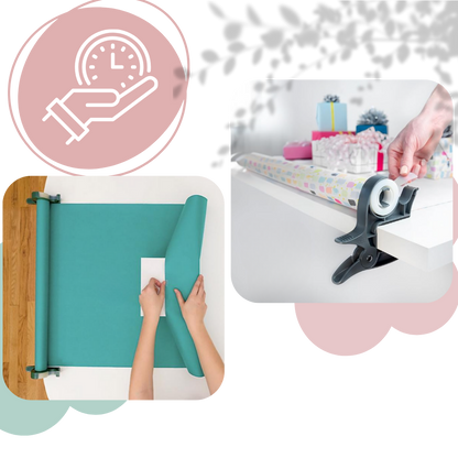 Porte-papier multifonctionnel pour papier cadeaux