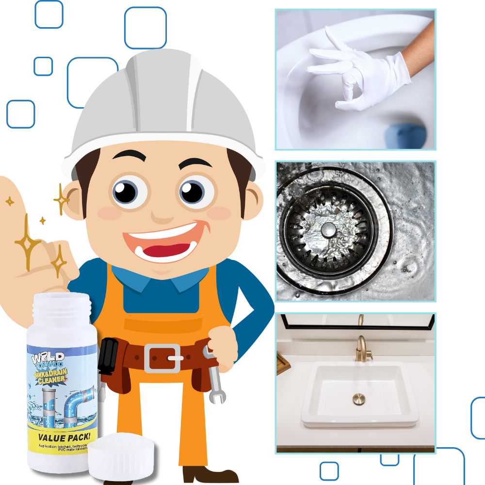 Nettoyeur de drains à action rapide