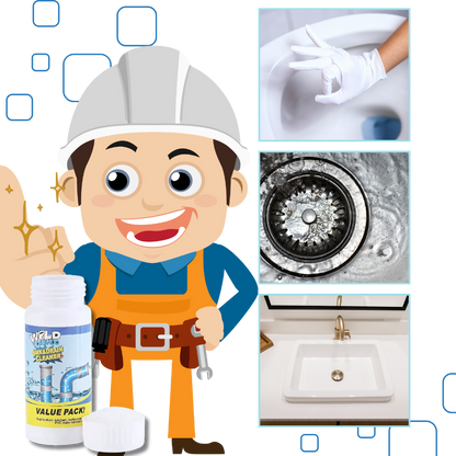 Nettoyeur de drains à action rapide