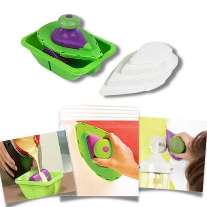 Set de rouleaux et éponge de peinture