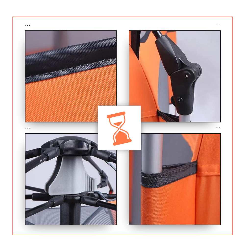 Parc pop-up pour enfants en maille