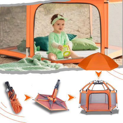 Parc pop-up pour enfants en maille