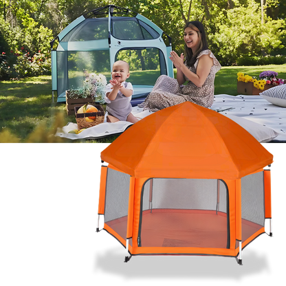 Parc pop-up pour enfants en maille