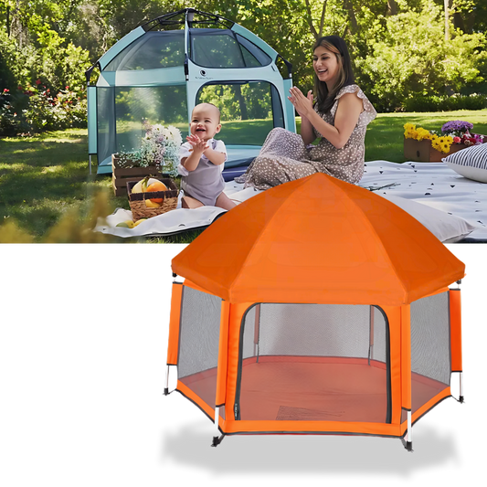 Parc pop-up pour enfants en maille