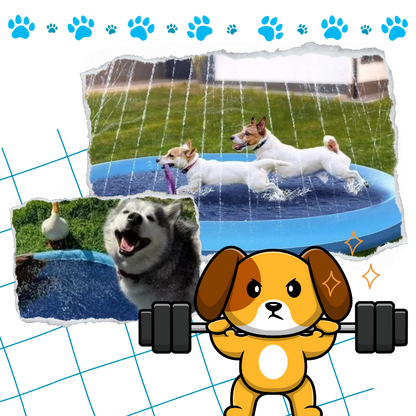 Pataugeoire portable pour chiens