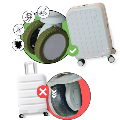 Protections en silicone pour roues de valise