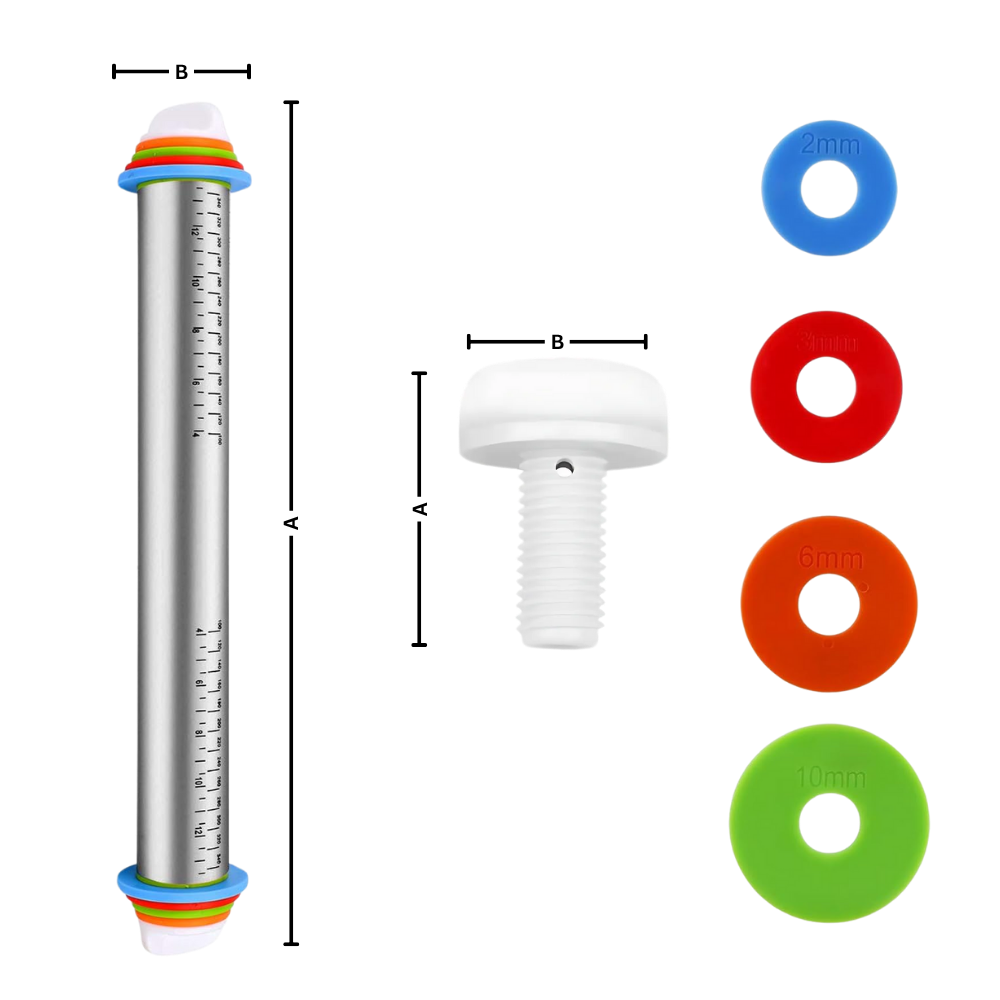 Rouleau à Pâtisserie Ajustable