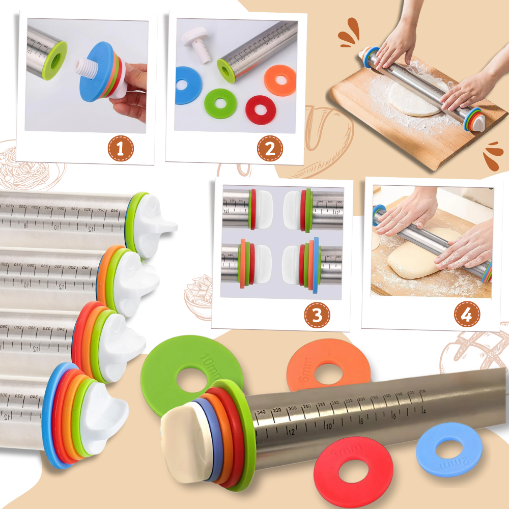 Rouleau à Pâtisserie Ajustable