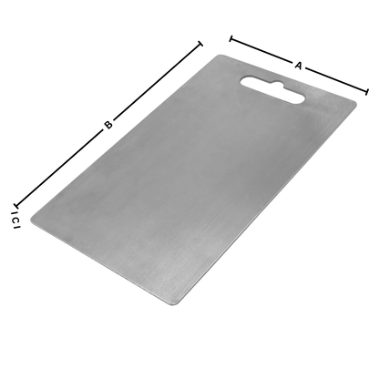 Planche à découper en titane résistante aux rayures