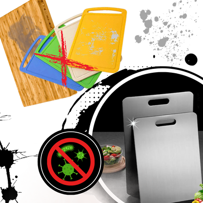 Planche à découper en titane résistante aux rayures