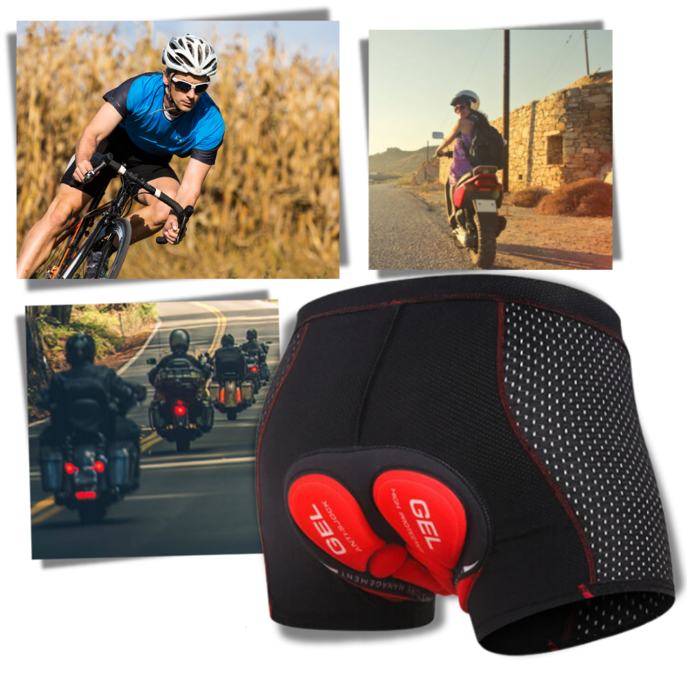 Short de vélo rembourré sans coutures
