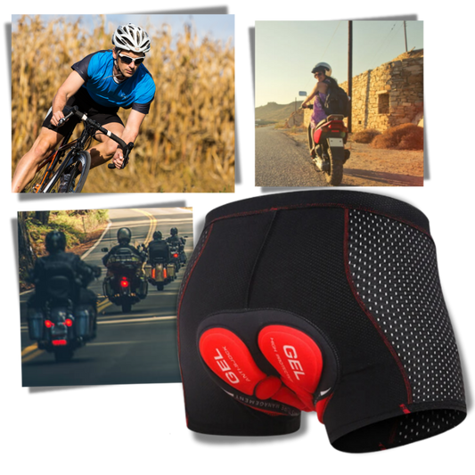Short de vélo rembourré sans coutures