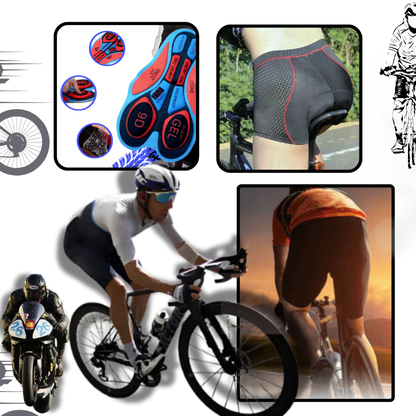 Short de vélo rembourré sans coutures