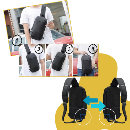 Sac à bandoulière antivol