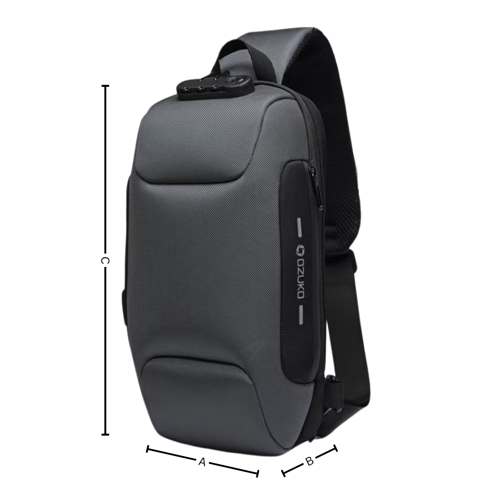 Sac à bandoulière antivol