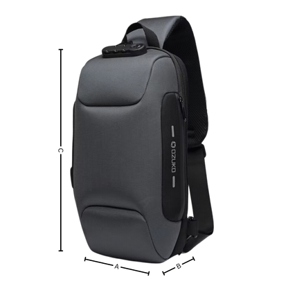 Sac à bandoulière antivol