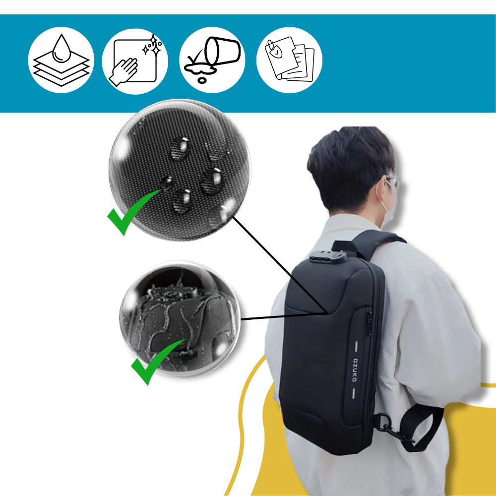 Sac à bandoulière antivol