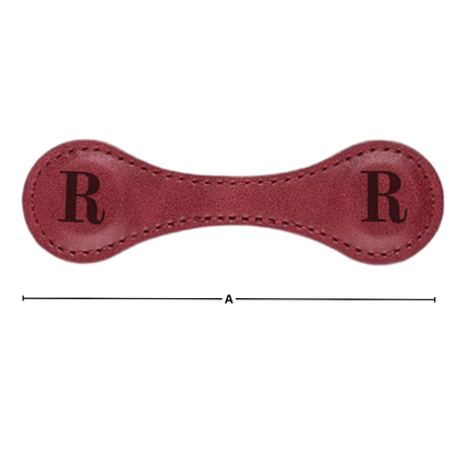 Marque-page magnétique en cuir personnalisé