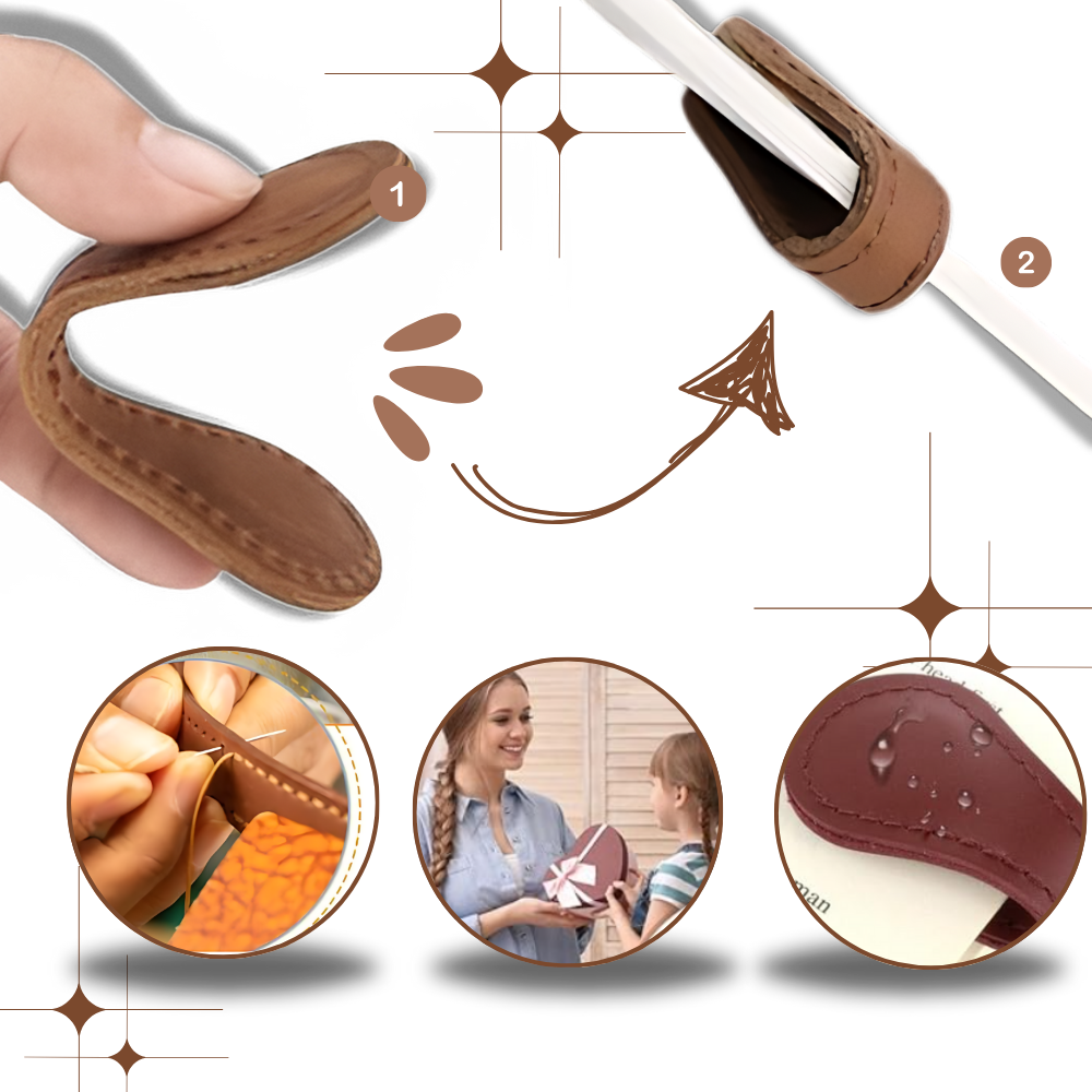 Marque-page magnétique en cuir personnalisé