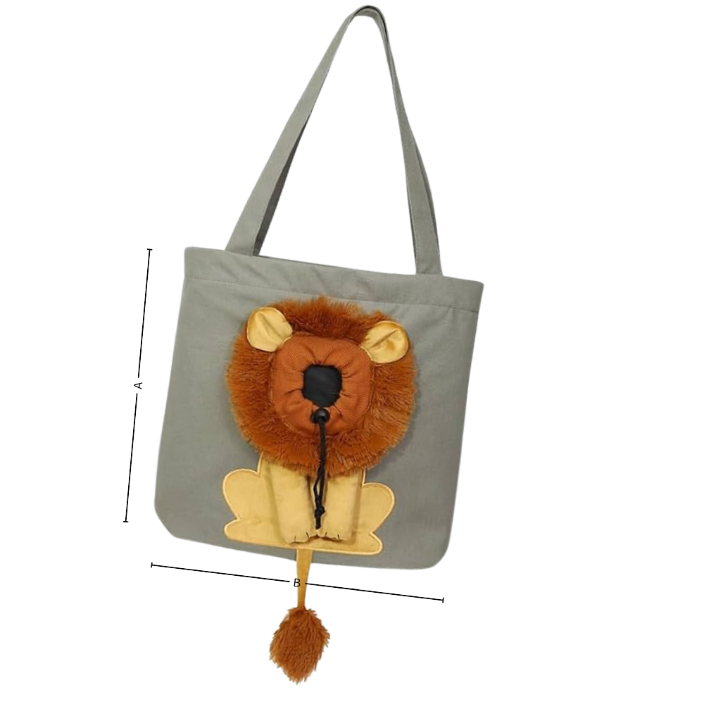 Sac pour chat Lion doux et respirant