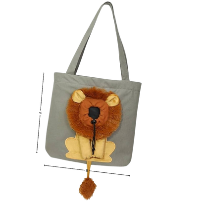 Sac pour chat Lion doux et respirant