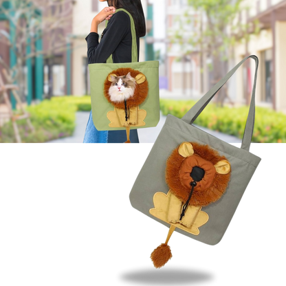 Sac pour chat Lion doux et respirant