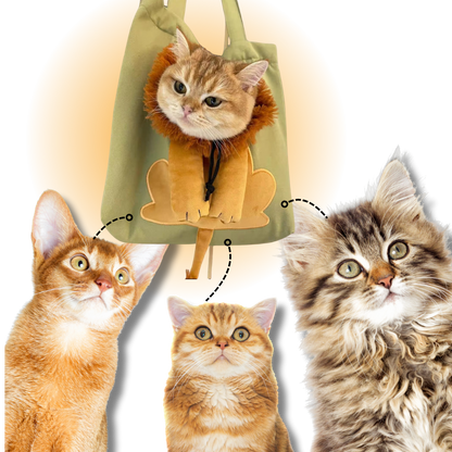 Sac pour chat Lion doux et respirant