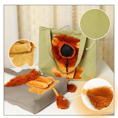 Sac pour chat Lion doux et respirant