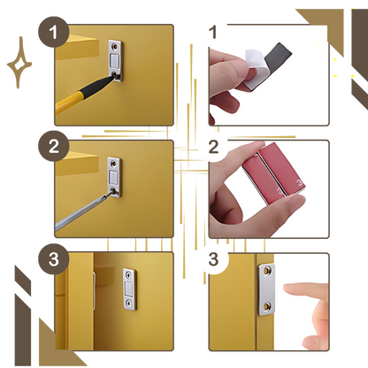 Verrous magnétiques forts pour armoires