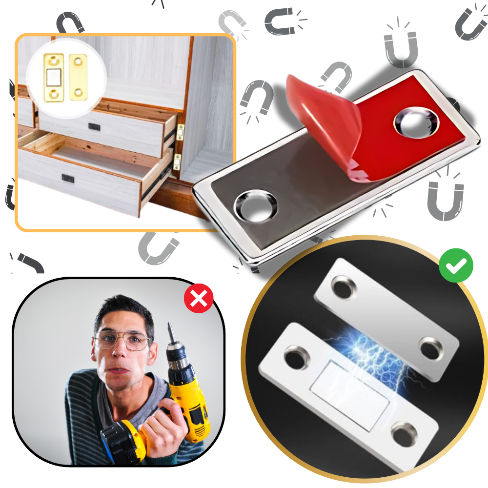 Verrous magnétiques forts pour armoires