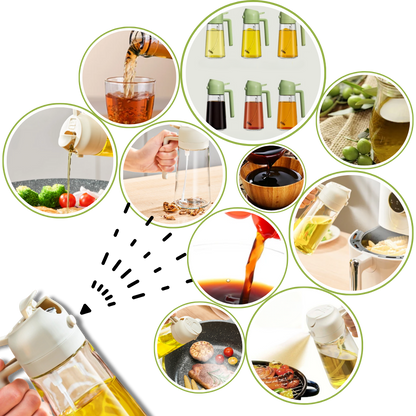 Pulvérisateur d'huile stylisé