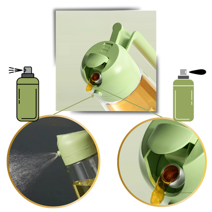 Pulvérisateur d'huile stylisé