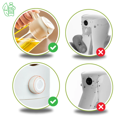 Pulvérisateur d'huile stylisé