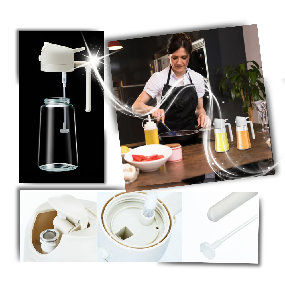 Pulvérisateur d'huile stylisé