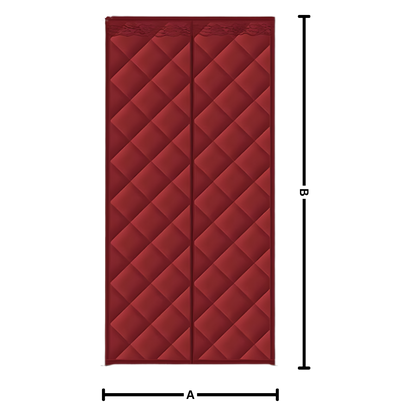 Rideau de porte élégant et thermiquement efficace