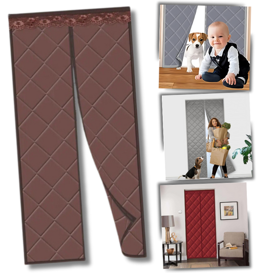 Rideau de porte élégant et thermiquement efficace