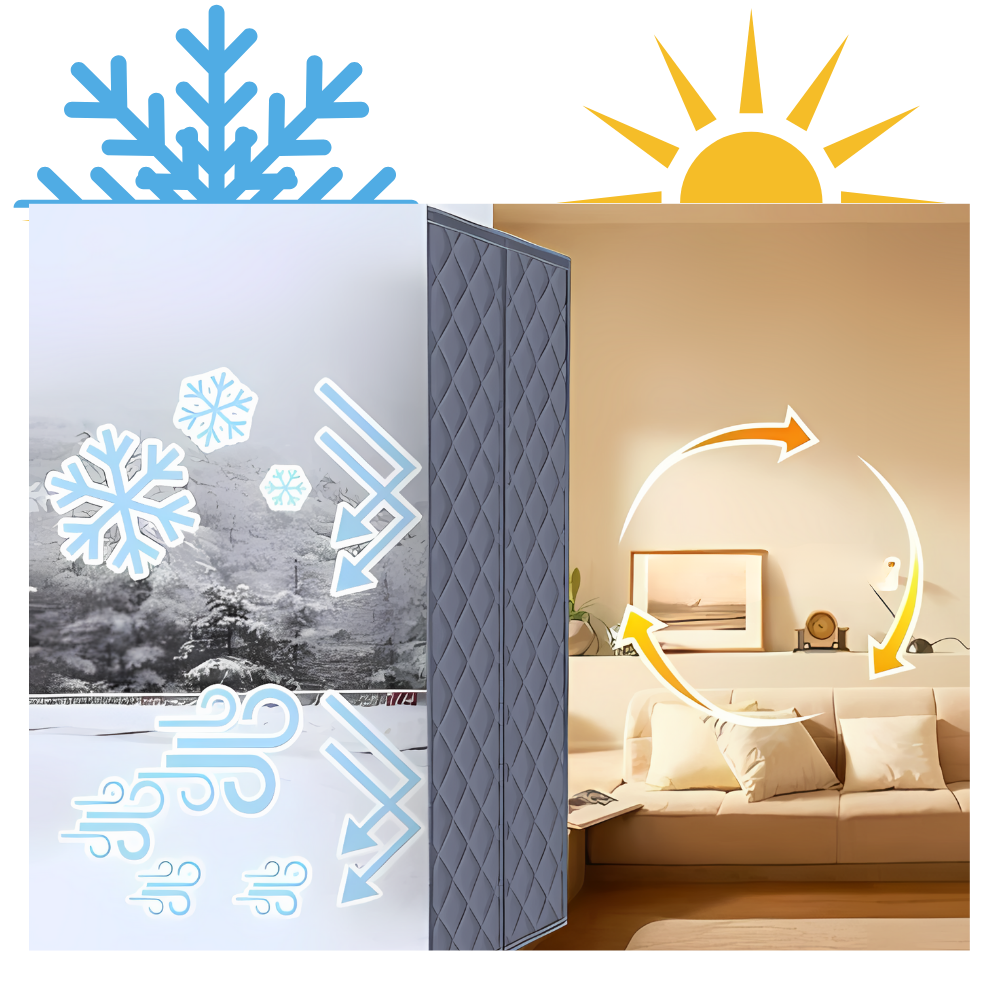 Rideau de porte élégant et thermiquement efficace