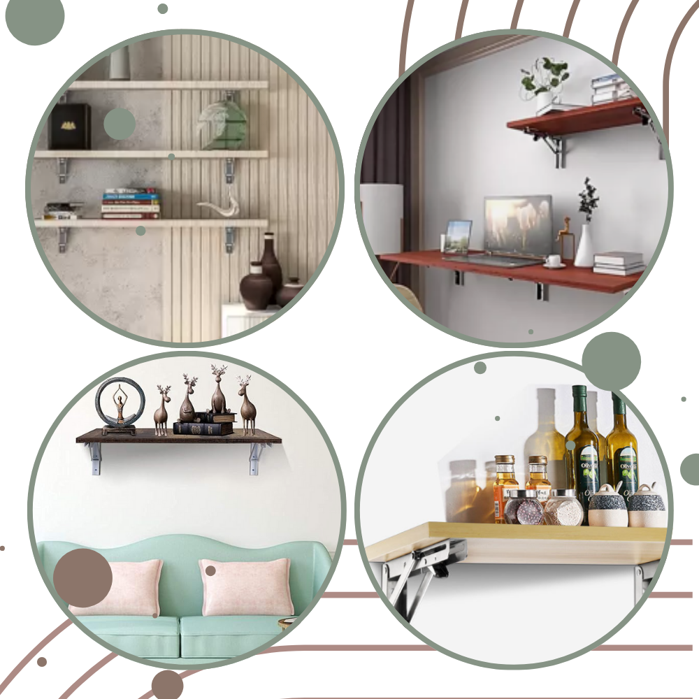 Support pour table rabattable à fixation murale