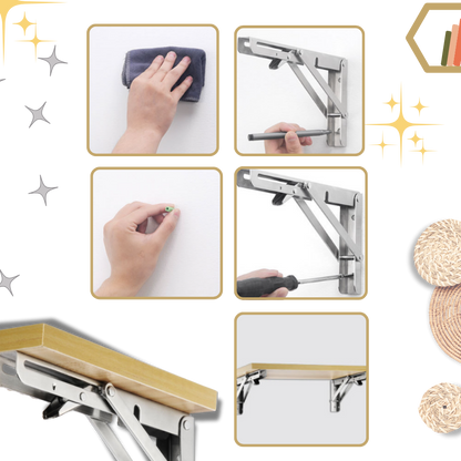 Support pour table rabattable à fixation murale