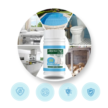 Tablettes de chlore extra purifiantes pour la piscine