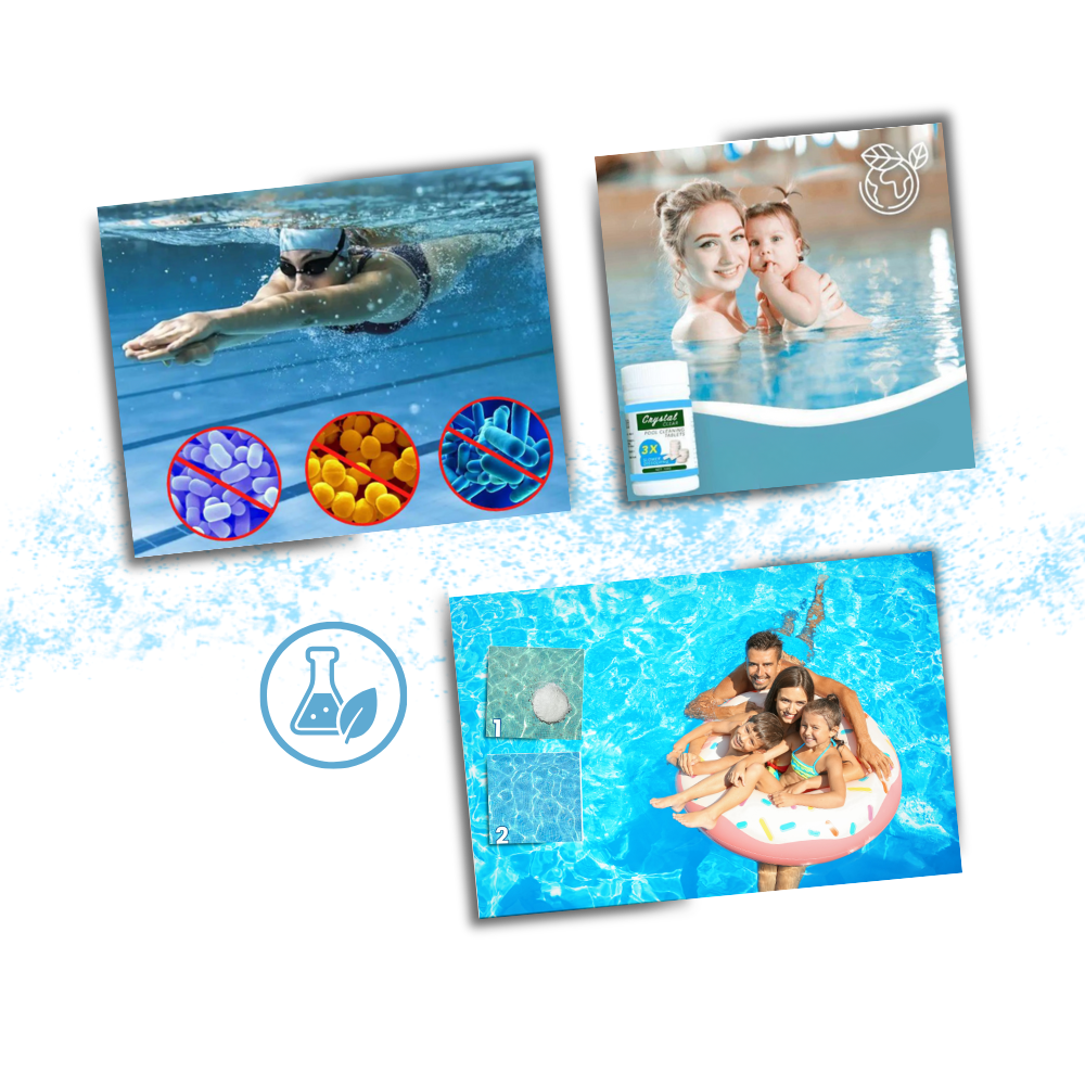 Tablettes de chlore extra purifiantes pour la piscine