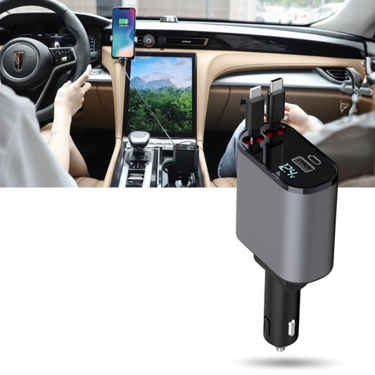 Station de charge télescopique pour voiture