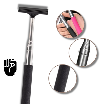 Raclette télescopique pour rétroviseur