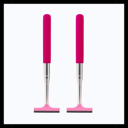 Raclette télescopique pour rétroviseur