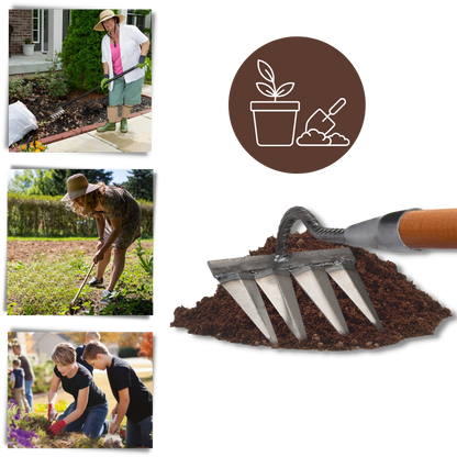 Scarificateur de jardin rapide