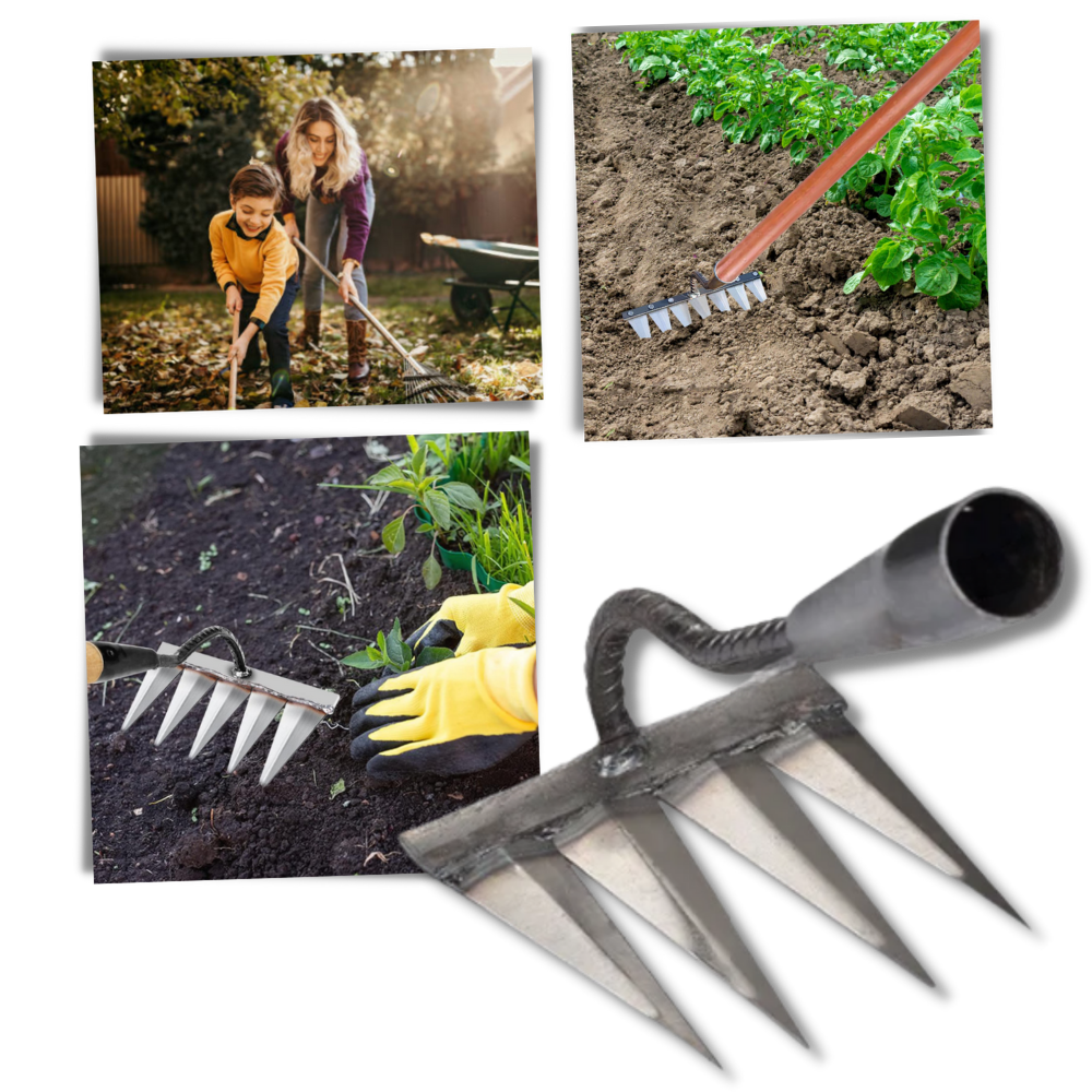 Scarificateur de jardin rapide