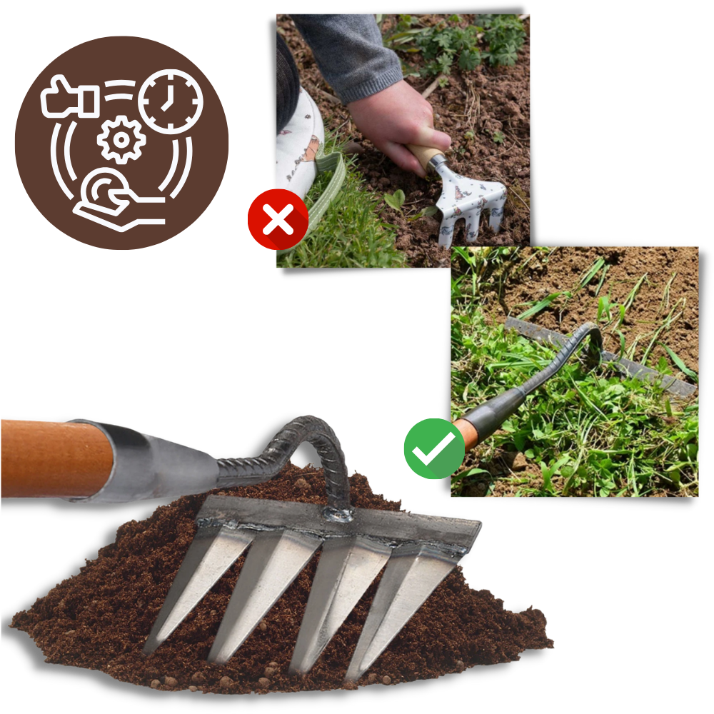 Scarificateur de jardin rapide