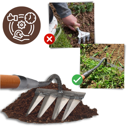 Scarificateur de jardin rapide