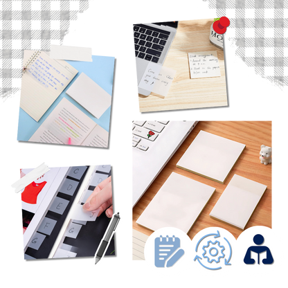 Notes autocollantes transparentes imperméables
