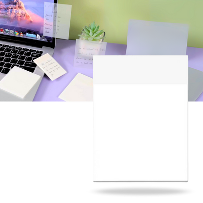 Notes autocollantes transparentes imperméables